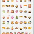 thumbnail image 4 of 35pcs-50pcs Cute Food Stickers Cartoon Dessert Stickers Funny Cuisine Decals for Laptops Notebooks Suitcase, 4 of 9