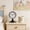 Black BK, variant on AuroraX Table Clock Analog Clock Silent Movement Mother's Day Gift Black Minimalist Style Round Home Decor Accessories