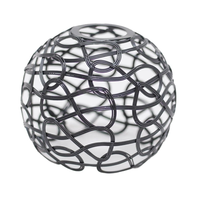 Pantalla de alambre de hierro moderna, pantalla de luz colgante, pantalla de linterna, cubierta de bombilla, accesorio de alambre, pantalla de lámpara