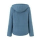 thumbnail image 3 of Puntoco Chaqueta De Pan De Felpa Engrosada De Color Sólido para Mujer Chaqueta De Algodón con Botones Y Cremallera De Manga Larga con Capucha Chaqueta De Algodón Puntoco Puntoco-1, 3 of 7