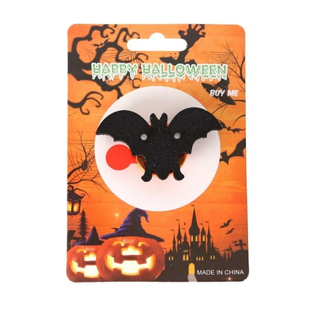 

LYU Halloween Brooch Luminous Decorative Cartoon Eye-catching Reusable Jewelry Gifts Badge Halloween Pumpkin Bat Lapel Pin Pendant Decoration for Festival