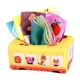thumbnail image 5 of Caja de pañuelos para bebé, juguete Montessori para bebés, tejido arrugado para niñas y niños pequeños 10 Tejido 3 Arrugado, 5 of 9