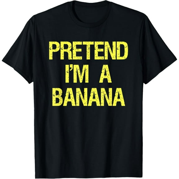 Playful Comfort Tee - Pretend I'm A Banana Funny Lazy Halloween Costume Outfit T-Shirt