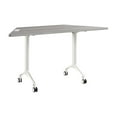 thumbnail image 1 of Synergy 60-inch Trapezoid Modular Conference Table in Gray - Engineered Wood, 1 of 8