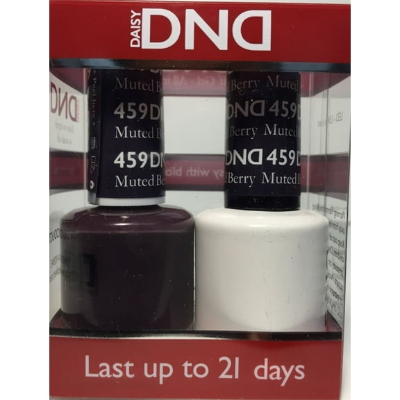 DND Nail Polish Gel & Matching Lacquer Set (459 - Muted Berry)