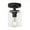 Black, variant on Pathson Industrial Semi-Flush Ceiling Light, Glass Shade Pendant Lighting Chandelier for Kitchen Bathroom Living Room