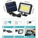 thumbnail image 5 of Lámpara solar para exteriores con sensor de movimiento por infrarrojos, foco LED para exteriores con sensor, iluminación de seguridad, resistente al agua, para jardín, almacén, entrada, 5 of 5
