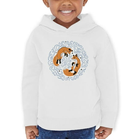 

Twin Foxes In Dreamy Mist Hoodie Toddler -Image by Shutterstock 5 Toddler