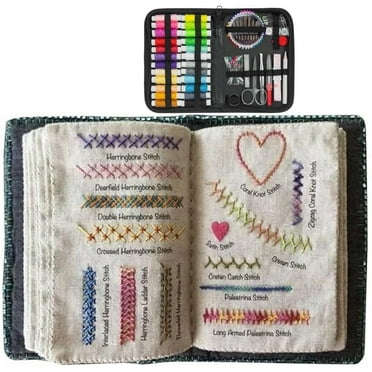 Topboutique Stitch Book DIY Embroidery Books of Stitches Embroidery Stitch Book Sewing Projects of 106 Unique Embroidery Stitches Embroidery Sewing Books for Beginners and Embroidery Enthusiast