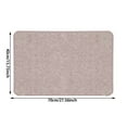 thumbnail image 3 of Thin Indoor Door Mat Rubber Backing Washable Entrance Mat for Inside Home Kitchen Bathroom 30x16 Inch Fade Resistant Dirt Trapper Floor Mat for High Traffic, 3 of 6