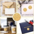 thumbnail image 4 of 1set 34 Sheets Self Adhesive golden Foil Embossed Stickers Round Dot Medal Decorative Decals for Envelope Card Seal Mountain 165x211mm Stickers: 50mm, 4 of 6