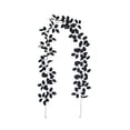 thumbnail image 2 of Gqtwoy Halloween Artificial Black Rose Garland, Spooky Decoration, Durable Cloth, Perfect for Mantels and Party Backdrops, Creepy Atmosphere, Haunted House Decor, 2 of 6