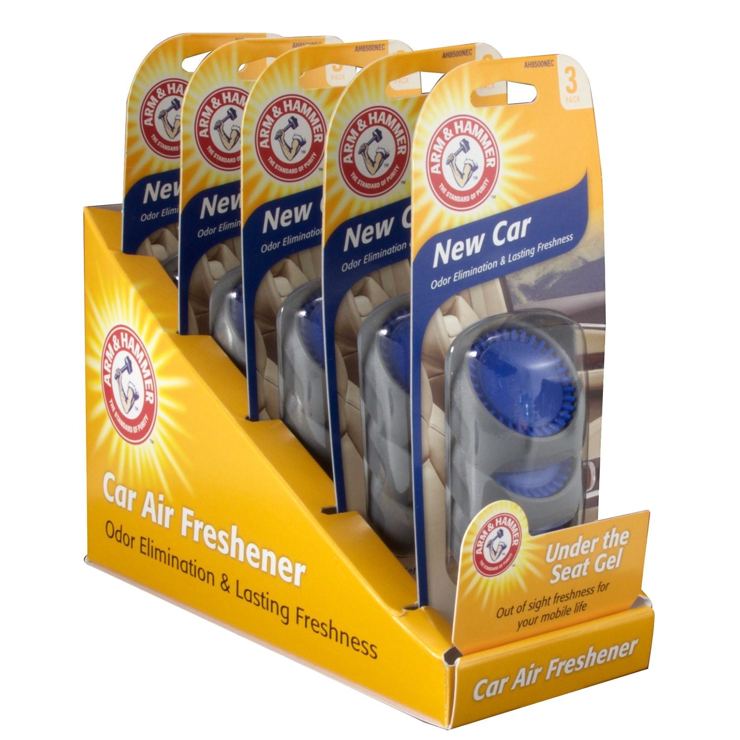 Assainisseur d'air sous le siège Arm and Hammer, voiture neuve