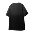 thumbnail image 5 of Handshe Men's Casual T-Shirt with Relaxed Fit, Distressed Wash, Gradient Design for Daily Wear and Casual Outings, 5 of 5