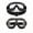 A, variant on Tuscom Motorcycle Helmet Mirror Visor Goggle, Eyepiece with Reflective Shield for Riding, Universal Fit Motorcycle Eyewear Accessory