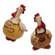 thumbnail image 5 of 2x estatua de pollo, adorno, artesanía, colección creativa, regalo, estatuilla de pollo, estatua de Animal para dormitorio, entrada y escritorio, 5 of 9
