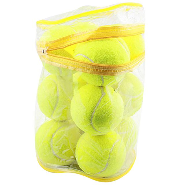Bangcool 12PCS Tennis Ball Fashion Multiuse Exercise Tennis Ball Professional Tennis Ball