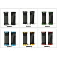 thumbnail image 4 of YAAQII for Bicycle Handlebar Grips Cover Set Ergonomic Design TPR Rubber with Aluminum Alloy Lock Ring CNC Processed Comfortable Grip Texture for Cycling Mountain Bike 90mm Length, 4 of 5