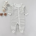 thumbnail image 3 of Byoo Newborn Boys Outfit Set Star Painted Long Sleeve Button Down Romper Cloth Set for Baby Comfortable Jumpsuit Outfits, 3 of 3