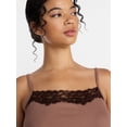 thumbnail image 5 of Joyspun Women’s Rib Lace Cami, Sizes XS to 3X, 5 of 5
