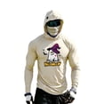 thumbnail image 2 of GrmtClth Halloween Sun Protection Shirt Witch Ghost Graphic Hooded Long Sleeve Full Face Cover Mens Outdoor Fishing Shirts Beige 2XL, 2 of 3