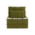 thumbnail image 4 of Comfy Oversized Upholstered Chair, Single Lazy Sofa Couch Lounge with Wooden Frame, Accent Armless Chair for Living Room Office Meetingroom Aparment Bedroom, Emerald, 4 of 6