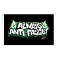 thumbnail image 1 of Tapiz de poliéster Always Antis Fascists, diseño de bandera, 90 x 150 cm, 1 of 1