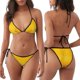 thumbnail image 3 of Fotbe Yellow Lemon Traje de Baño para Mujer de Dos Piezas – Bikini Sexy de Tirantes Tipo Halter con Diseño Triangular, 3 of 6