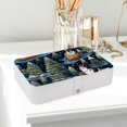 thumbnail image 6 of Christmas PU Leather Jewelry Organizer Box with Removable Compartment and Portable Design for Necklace, Earring, and Jewelry Storage, 6 of 6
