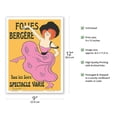 thumbnail image 2 of Folies Bergère - Paris France - Every Evening a Varied Show (Tous les soirs spectacle varié) - Vintage Cabaret Poster by Leonetto Cappiello c.1900 - Master Art Print (Unframed) 9in x 12in, 2 of 4