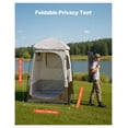 thumbnail image 2 of Camping Shower Tent, Portable Privacy Tent Changing Room - 210D Oxford Fabric, UV 50+ Sun Protection, Waterproof, w/ Stakes & Bag, 2 of 9