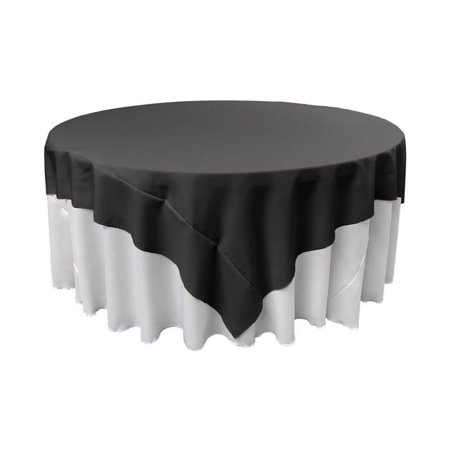 

TCpop72x72-BlackP24 Polyester Poplin Square Tablecloth Black - 72 x 72 in.