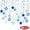 Blue, variant on Tripumer Silver Blue Star Swirl Hanging Decorations Plastic Streamers for Birthday Parties, Graduations, Christenings, Anniversaries, And Weddings—24pack