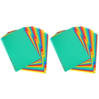 A5 vult papier 135 vellen / 270 pagina's Planner vult papier 6 gaten Binder invoegt Notitiepapier voor Filofax Bullet Journals dagboek, 8,26x5,59 inch