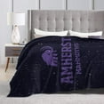 thumbnail image 4 of Amherst College Logos Fleece Blanket, Very Soft Microfiber Flannel Blanket for Couch Warm and Cozy for All Seasons, 4 of 6