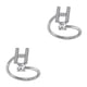 thumbnail image 2 of Anillo abierto de Cobre Jumpingount con letras mayúsculas Plata Ajustable, 2 of 6