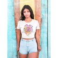 thumbnail image 2 of Pipeline Waveflower Good-Vibes Trend - Crop Tee Women's, 2 of 4
