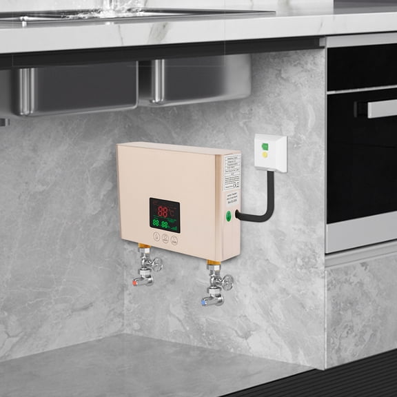 3000W 110V Mini Electric Water Heater, Water Heater, Tankless Water Heater (Batteries Not Included)