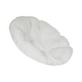 thumbnail image 5 of Colaxi Padded Seat Cushion, Egg Shaped Chair Cushion, Round 15.7 Inch Multifunctional Comfortable Garden Chair Mat for Indoor Outdoor Use, White, 5 of 10