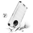 thumbnail image 2 of TJS Phone Case for Nokia G300 5G (N1374DL), Dual Layer Shockproof Brushed Armor Magnetic Metallic Phone Case Cover (Silver), 2 of 6