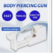 Belly Button Piercing Gun Kit - 7PCS Body Piercing Kit for Men Women, Easy, Safe, Disposable, Done Alone
