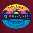 thumbnail image 6 of Wild Bobby Sun Rays Summer Vibes And Lazy Days Unisex Hoodie Sweatshirt, 6 of 6