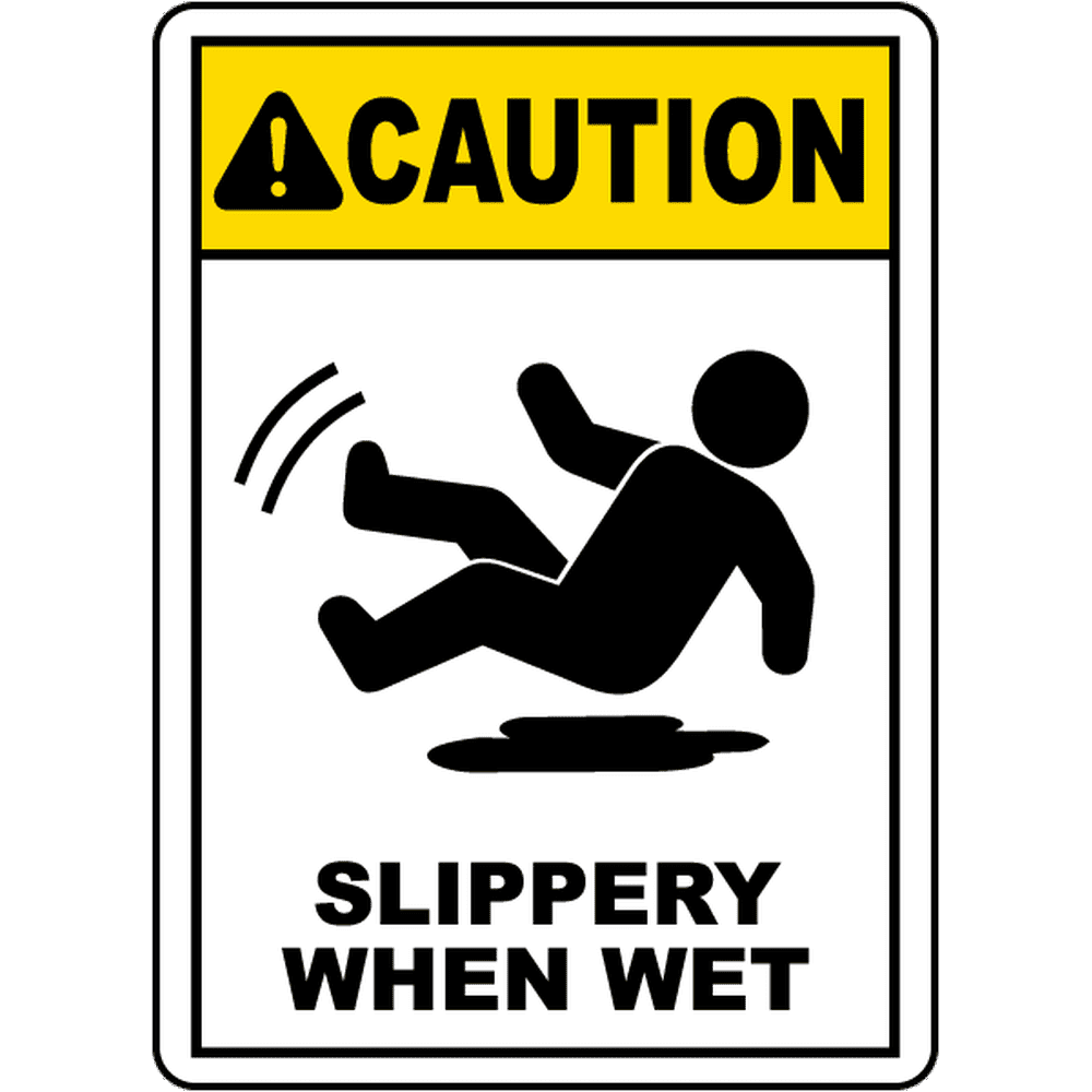 Caution Slippery When Wet Warning Safety Sign Safety vrogue.co