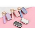 thumbnail image 5 of Key Fob Cover Compatible with Kia K5 Forte Sportage Soul Seltos Telluride Sorento Niro 5 Button TPU Leather Zinc Alloy Keychain Case Holder Protector,Black, 5 of 7