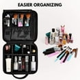 thumbnail image 5 of Makeup Bag Travel Makeup Case Professional Organizer Bag Cosmetic Storage Boxes Waterproof Portable Makeup Case, with Detachable Compartments, 5 of 5