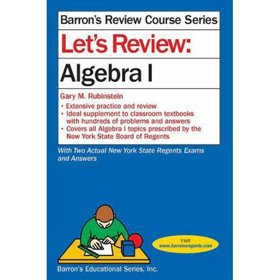 Pre-Owned Let's Review Algebra I (Paperback) 1438006047 9781438006048
