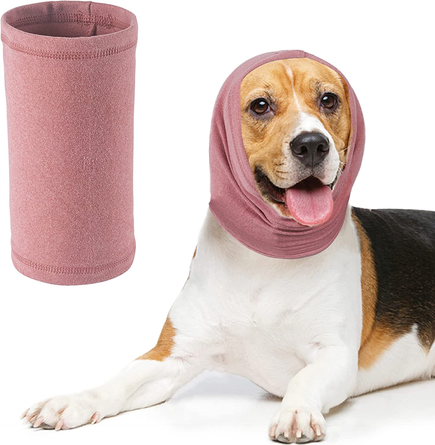 Calming Dog Ears Cover for Noise Reduce, Pet Hood Earmuffs for Anxiety Relief Grooming Bathing