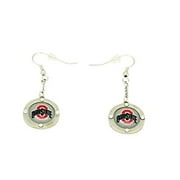- Ohio State Team Circle Crystal Earrings