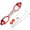 Red, variant on Universal Billet Aluminum Battery Tie Down Bracket Mount with 250mm(10") Stainless J-Bolts for Car SUV RV Fits Group 24 34 35 - 7.5"(19cm)