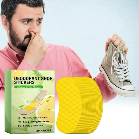Shoe Odor Eliminators - Long Lasting Stickers for Footwear Freshness - 20 of Cleaning Solution 20PCS